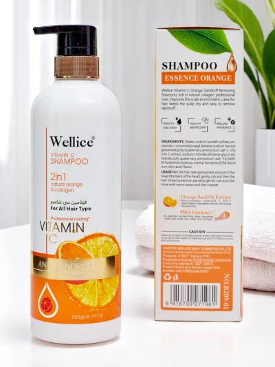 2-in-1 šampūnas su vitaminu C ir kolagenu