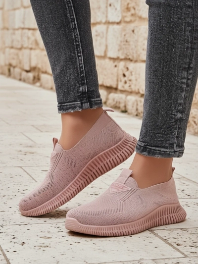 Royalfashion Wsuwane damskie materiałowe buty sportowe Serra