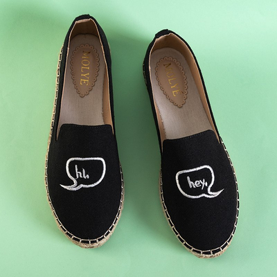 Черные женские эспадрильи Bahia