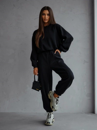 Royalfashion Женский хлопковый спортивный костюм