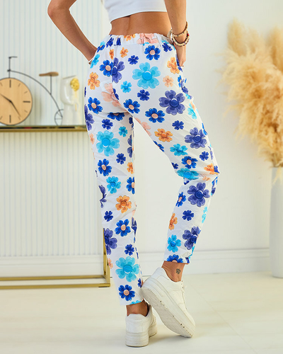 Royalfashion Женские брюки из цветочной ткани