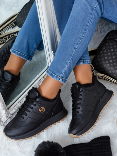 Royalfashion Утепленные женские кроссовки с мехом Casot