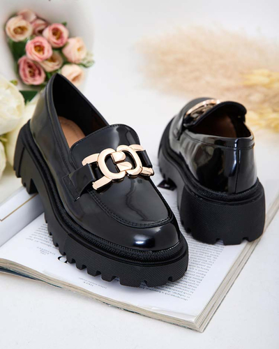 Royalfashion Женские лакированные мокасины Bevevra