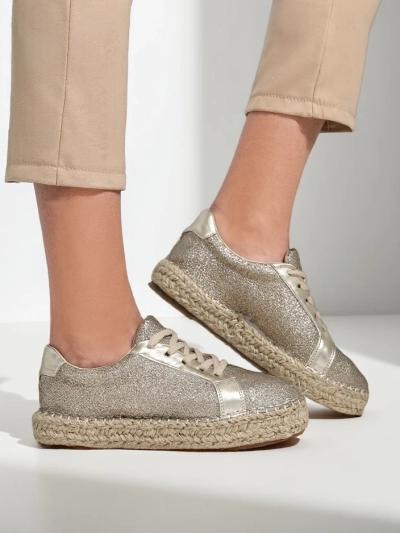 Royalfashion Женские кроссовки с блестками Sercele