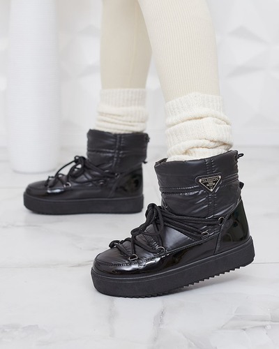 Royalfashion Черные женские сноубутсы Galebda