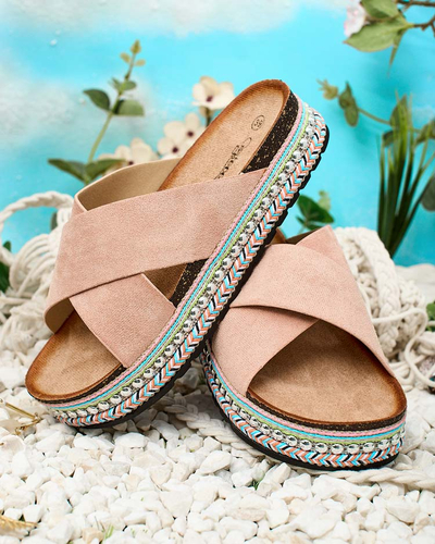 Royalfashion Женские шлепанцы на плоской подошве Tomlla