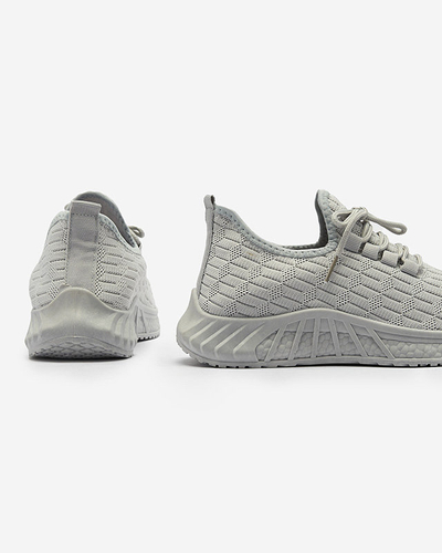Серые женские спортивные туфли из ткани Orycys- Footwear