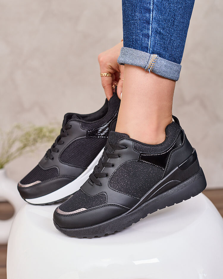 Royalfashion Женские спортивные кеды на каблуке в цвете Deoli