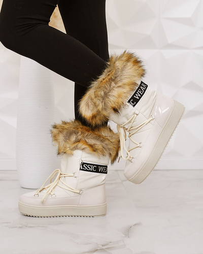 Royalfashion slip-on batai a'la sniego batai moterims GMILLO
