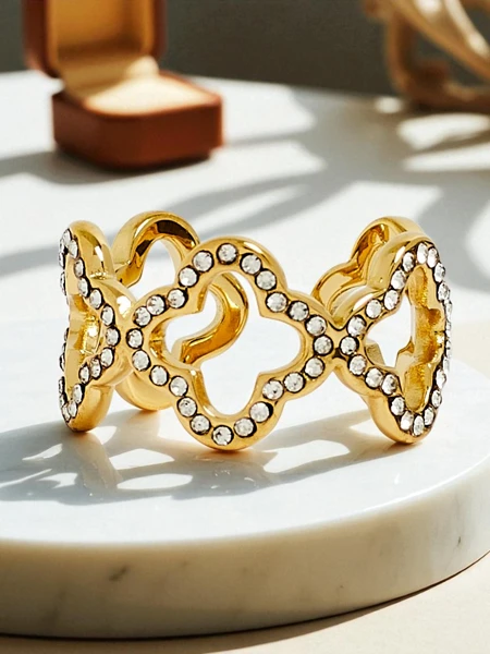 Apyrankė Ariadne Silverita su kristalais