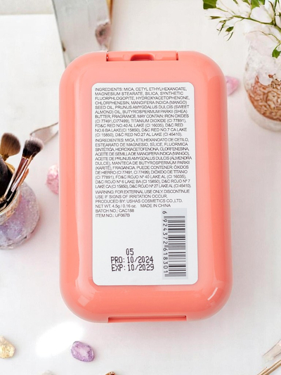 USHAS Румяна прессованные оттенок Sweet Peach