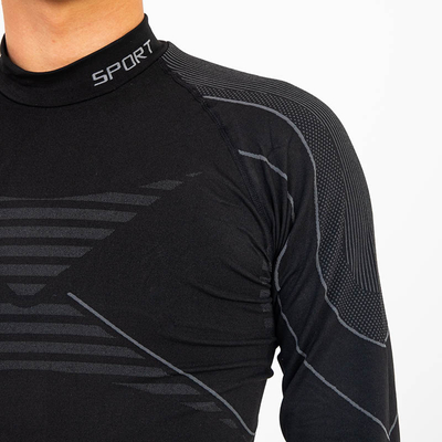 Набор термоактивного белья черно-серый