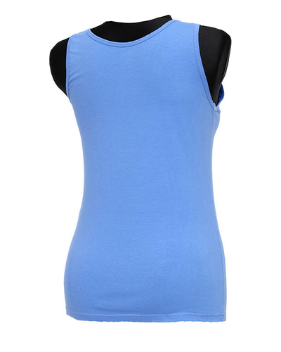 Фиолетовая женская футболка на бретелях ПЛЮС РАЗМЕР - Одежда