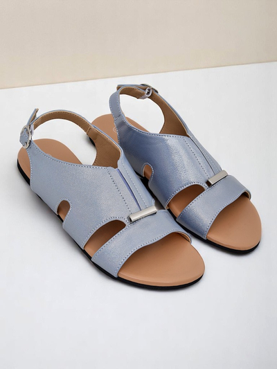 Royalfashion Damskie sandały na płaskiej podeszwie Solea Comfort
