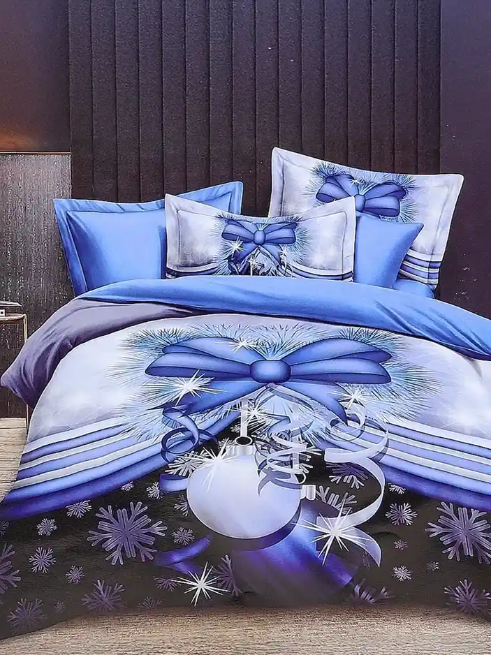 Royalfashion Рождественское постельное белье 160x200 комплект 3-ЧАСТИ