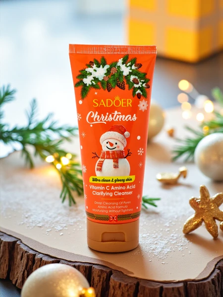 Veido valomasis gelis su Vitaminu C