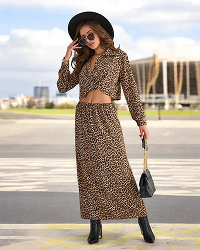 Royalfashion Узорчатый женский комплект