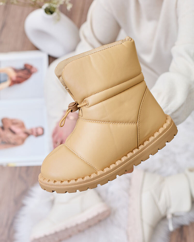 Royalfashion Женские сапоги-скольжения коричневого цвета Nevonsisia