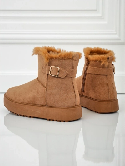 Royalfashion Krótkie buty a'la śniegowce damskie Aurelia Classico - zimowe sztosy!