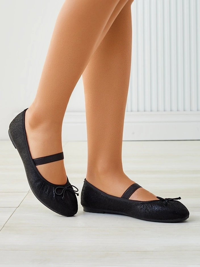 Royalfashion Яркие женские балетки с бантиком и резинкой Safte