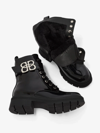 Женские черные кожаные элегантные ботинки Luna на осень