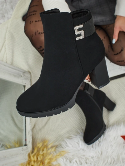 Moteriški eko odos aulinukai su storu kulnu Mireliq