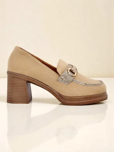 Royalfashion Женские лоферы на широком каблуке Apareus