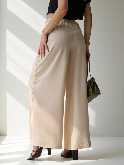 Royalfashion Широкие женские брюки