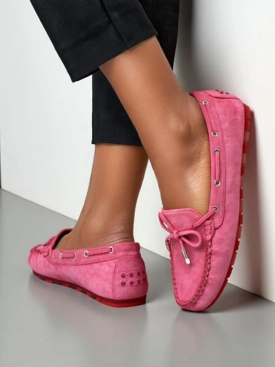 Royalfashion moterų ekologiškos zomšinės mokasinai Ziferte