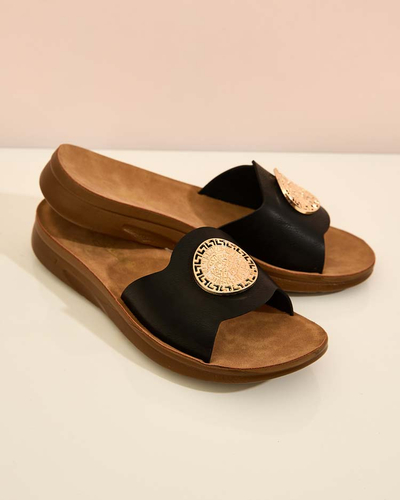 Royalfashion Женские шлепанцы на плоской подошве Foz