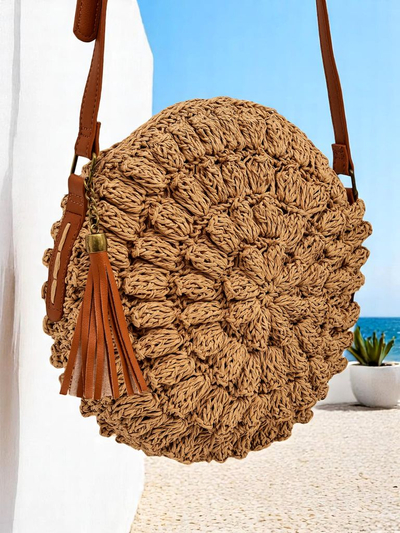 Royalfashion Маленькая соломенная женская сумка Solea Mini