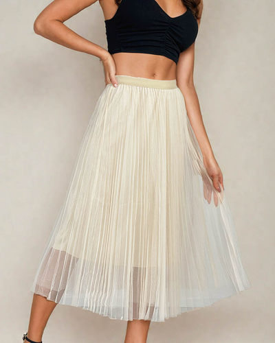 Royalfashion Женская двухслойная юбка-миди