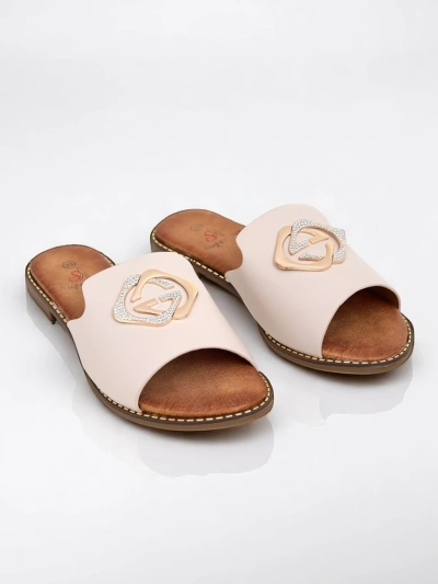 Royalfashion Женские шлепанцы на плоской подошве Goldie Spark