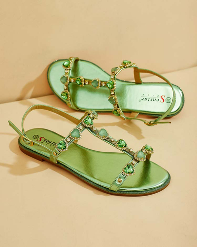 Royalfashion Женские сандалии Selina с цирконием