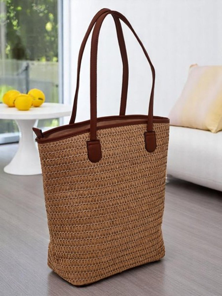 Royalfashion Большая соломенная женская сумка Solea Bag