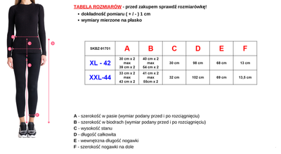 Темно-синие женские леггинсы с принтом PLUS SIZE