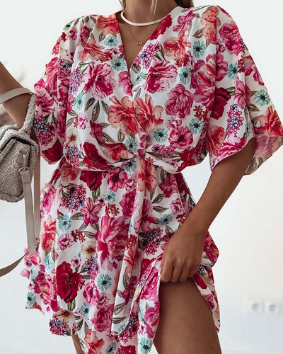 Royalfashion Женское мини-платье с оригинальным рисунком