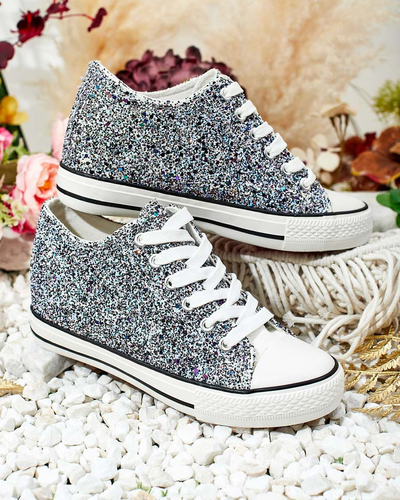 "Royalfashion" Moteriški sportbačiai ant dengto kulno "Finia"