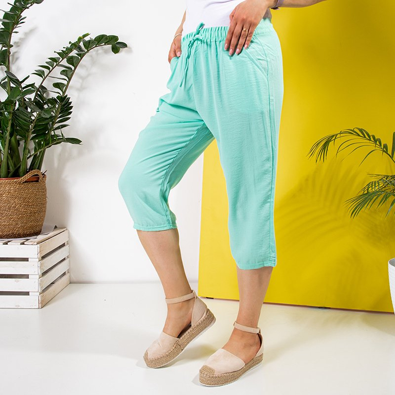 Moteriški 3/4 PLUS SIZE šortai - Drabužiai