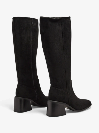 Женские сапоги из эко-замши на каблуке-столбике Ernala