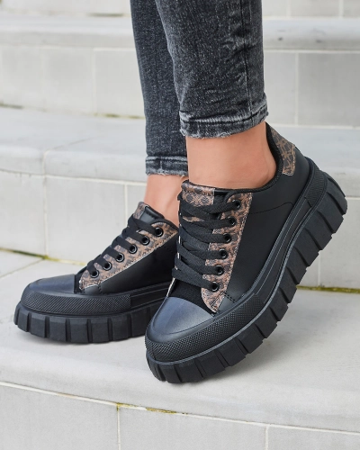 OUTLET Повседневная женская спортивная обувь черного цвета Leritic - Обувь