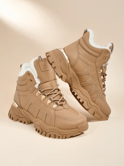 Karališkoji mada Moteriškos sportiniai batai su kailio pamušalu Megigna