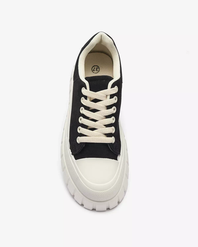 Черные спортивные кроссовки на платформе Nakkoc- Footwear