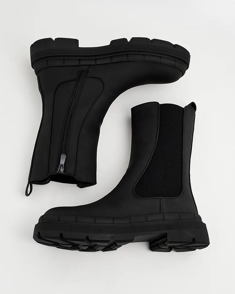 Royalfashion Классические женские матовые сапоги Terrip