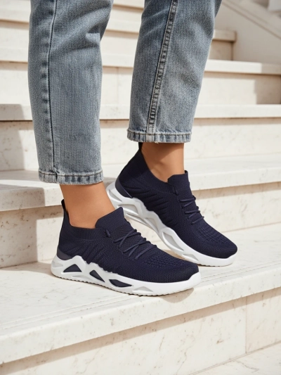 Royalfashion Materiałowe sneakersy damskie Kaenno