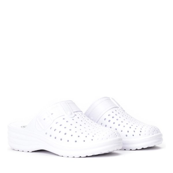 белые резиновые тапочки Sardo - Обувь