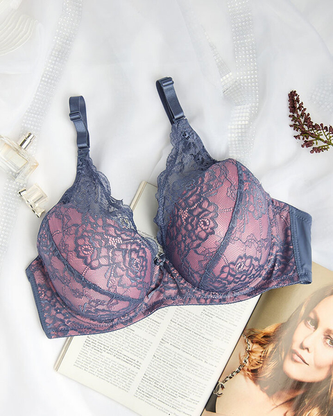 "Royalfashion" Moteriška nėriniais puošta liemenėlė