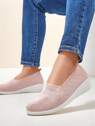 Royalfashion moteriški mokasinai ant žemo platformos Epoles