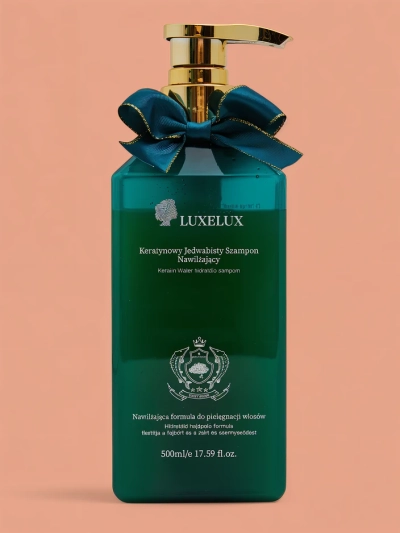Luxelux keratino šilko drėkinamasis šampūnas plaukams 500 ml