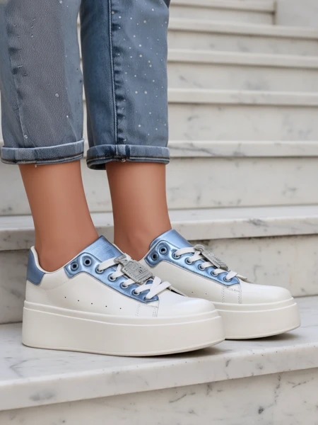 Bella Corsa Ecru Женские Кроссовки Ручной Работы